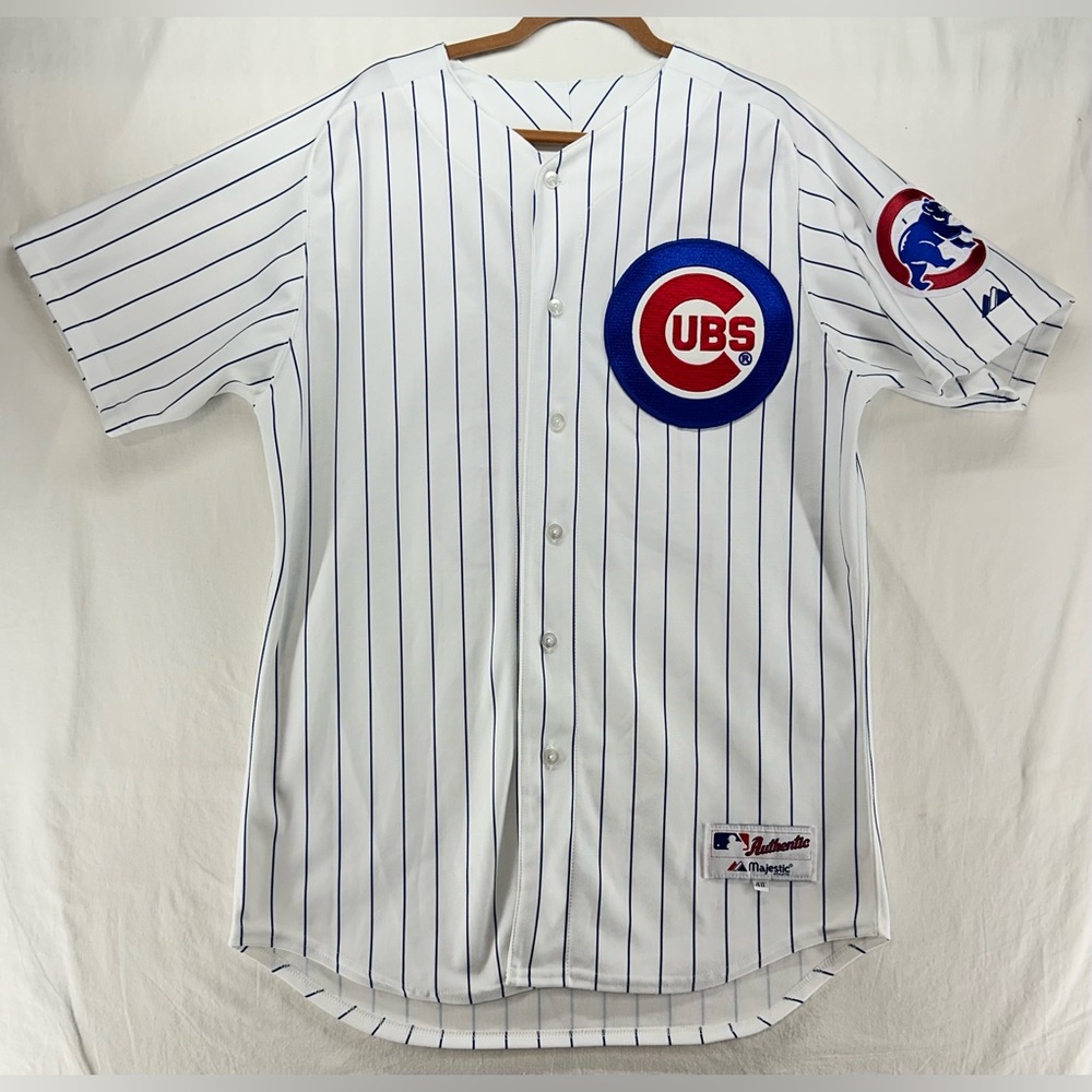 MLB Majestic Authentic 6200 Chicago Cubs Aramis Ramirez Baseball Jersey Size 48
